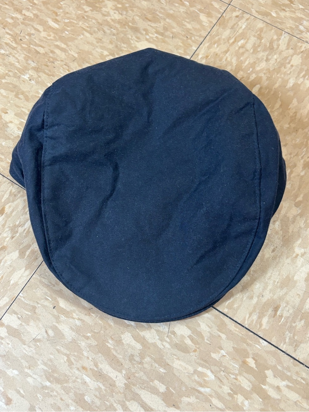 Men's Black Flat Cap - Classic Casual Hat